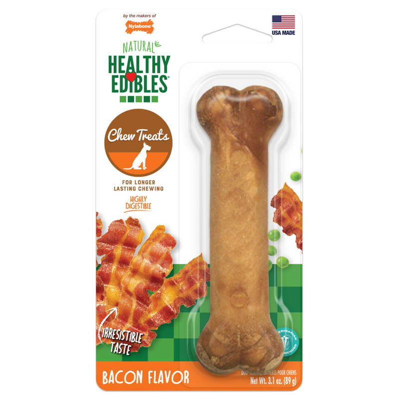 NYLABONE® Healthy Edibles Longer Lasting Bacon - Wolf