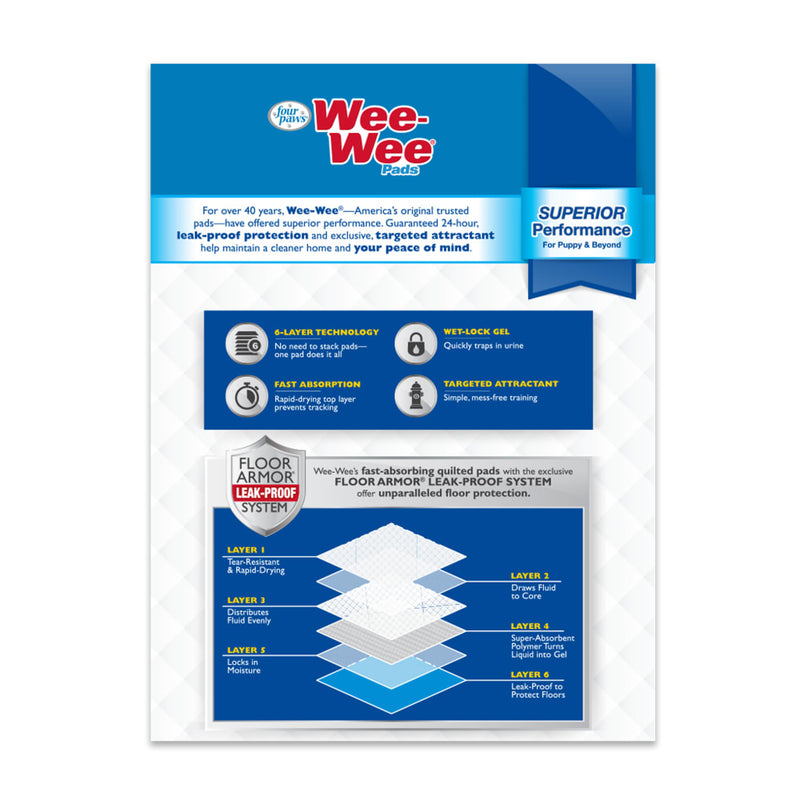 FOUR PAWS Wee-Wee Pads Superior Performance (56 X 58 Cm)