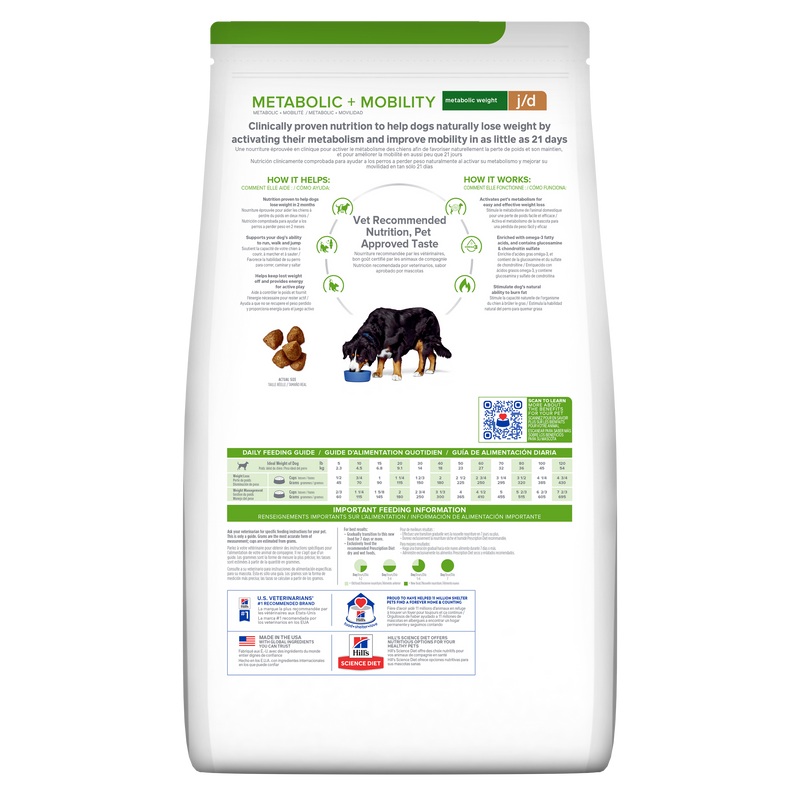 Prescription Diet® j/d® Metabolic + Mobility