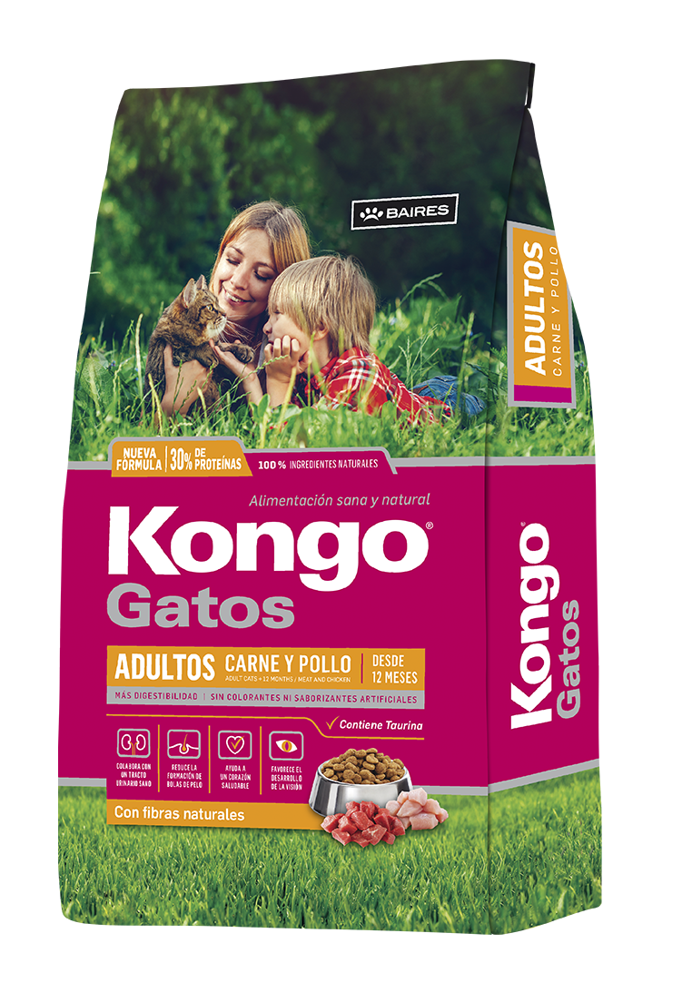 Kongo® Gatos Adultos - Carne & Pollo