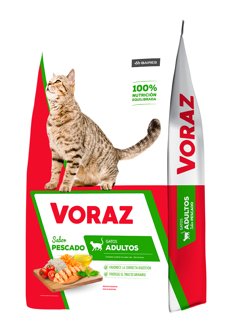 Voraz Mix Alimento Gatos Adultos Pescado