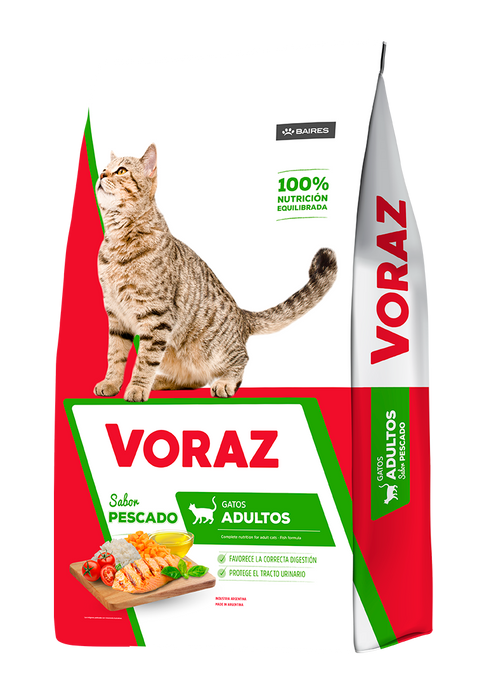 Voraz Mix Alimento Gatos Adultos Pescado