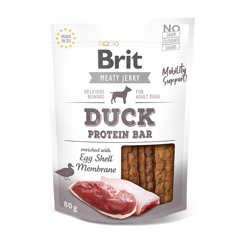 BRIT Jerky Snack Duck Protein Bar For Dogs