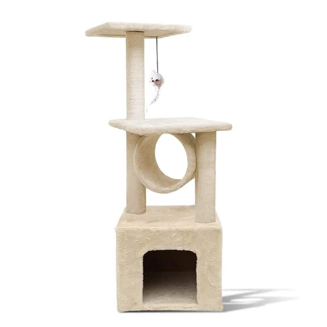 Rascador Torre Tipo Arbol KF8005B (30 x 30 x 92 cm)