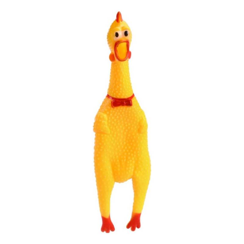Juguete Pollo Chillón Amarillo