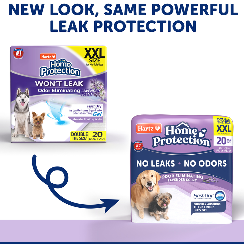 Hartz® Home Protection® XXL Odor Eliminating Dog Pads - Lavanda