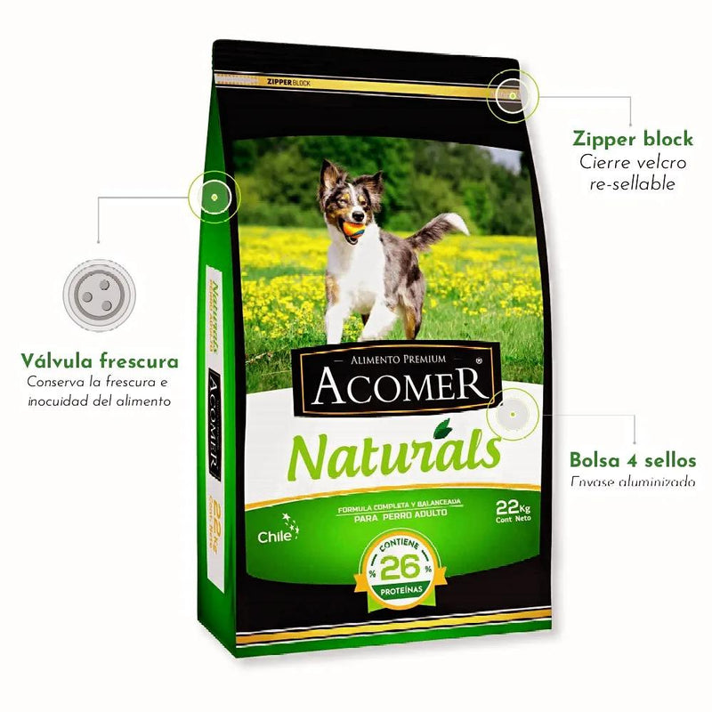 ACOMER® Naturals Perro Adulto 22 Kg