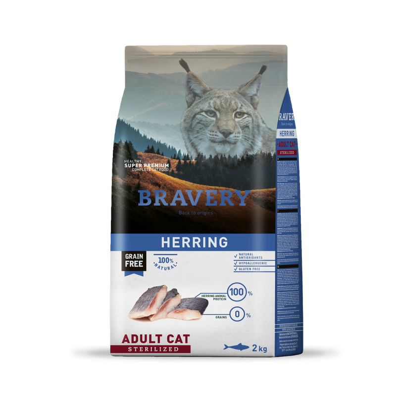 Bravery Adult Cat Sterilized Herring