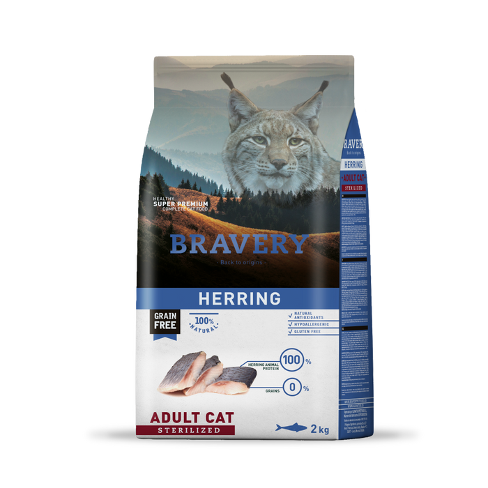 Bravery Adult Cat Sterilized Herring