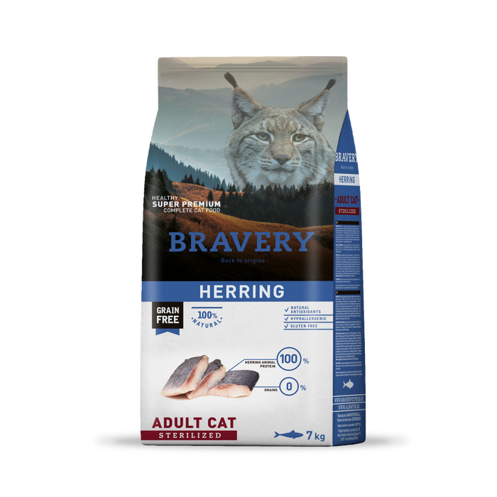 Bravery Adult Cat Sterilized Herring