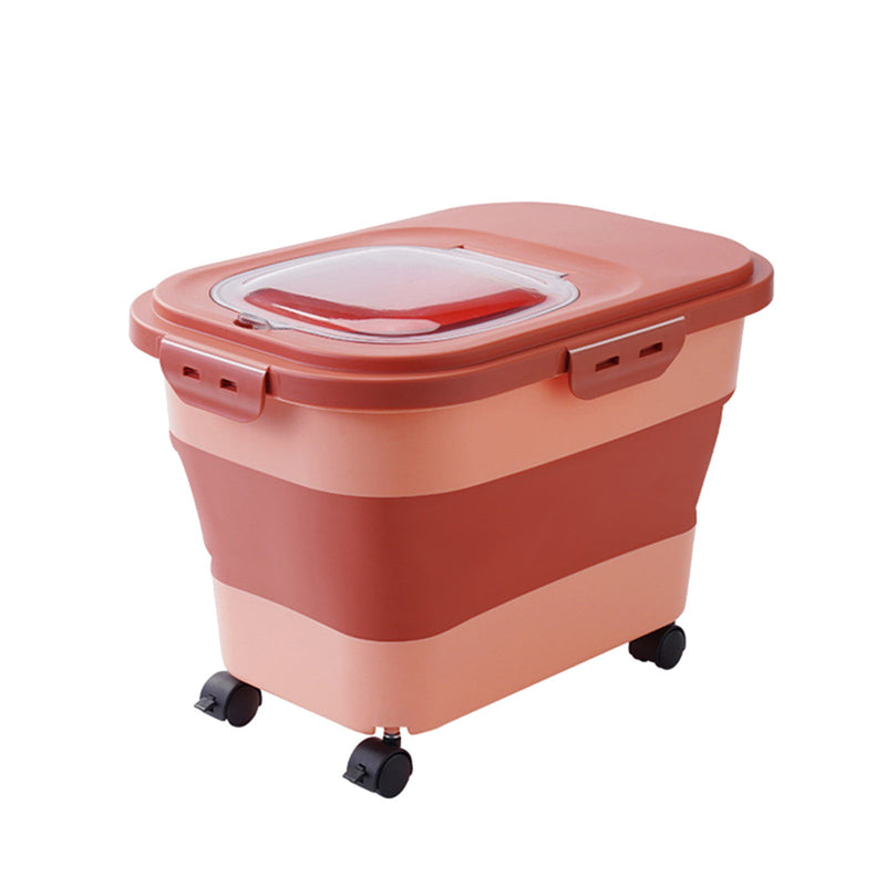 Contenedor Alimento Plegable Ruedas