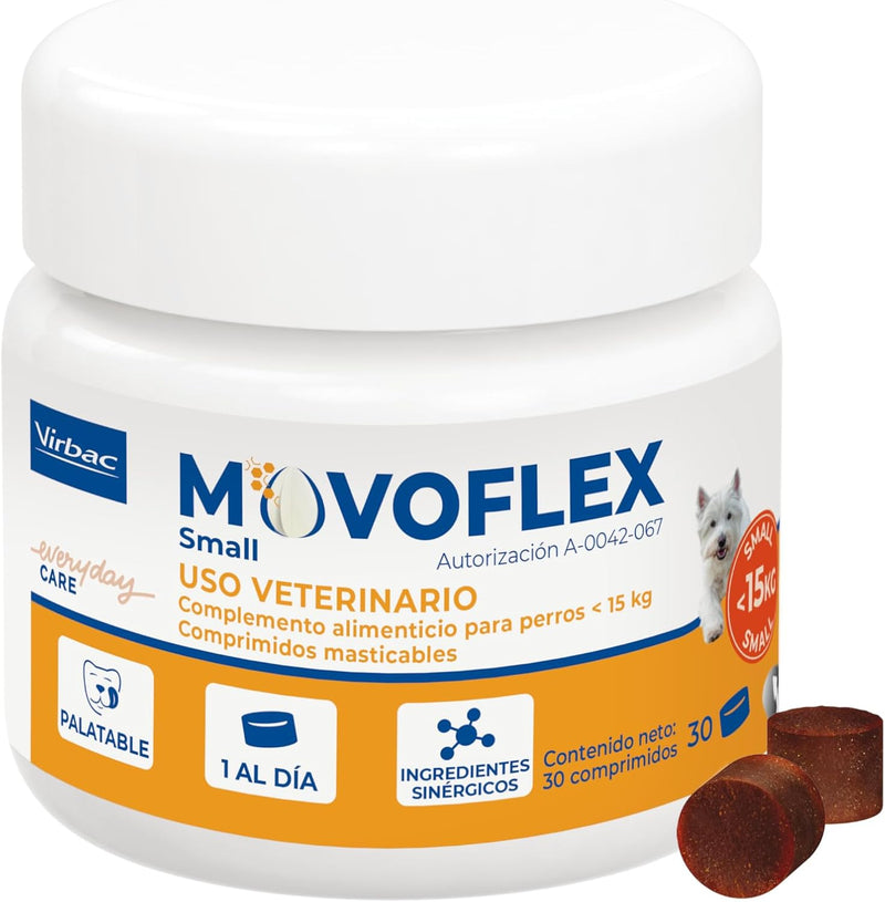 MOVOFLEX® Complemento Alimenticio Perros Small (1 - 15 Kg)