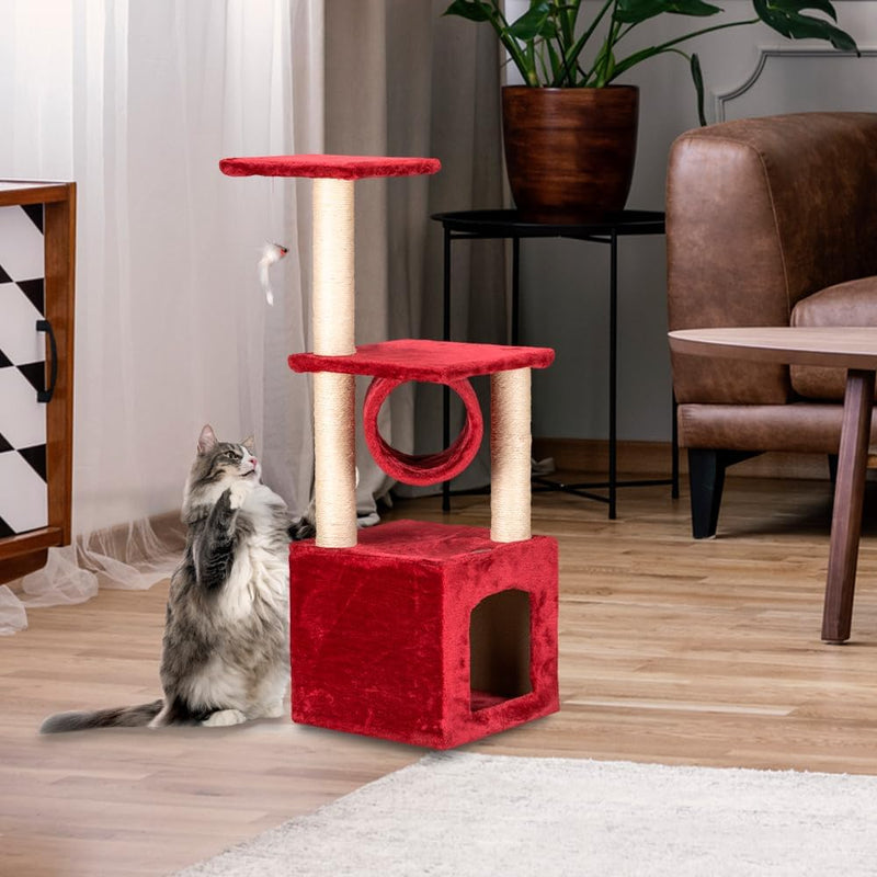 Rascador Torre Tipo Arbol KF8005B (30 x 30 x 92 cm)