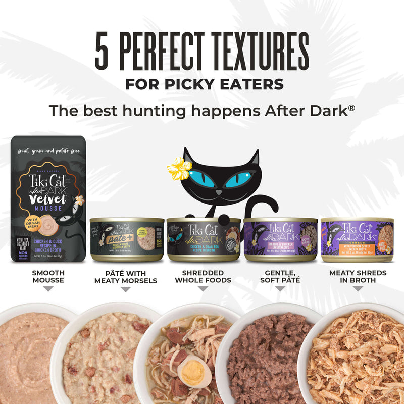 TIKI CAT® After Dark Pate+ Chicken & Quail Egg