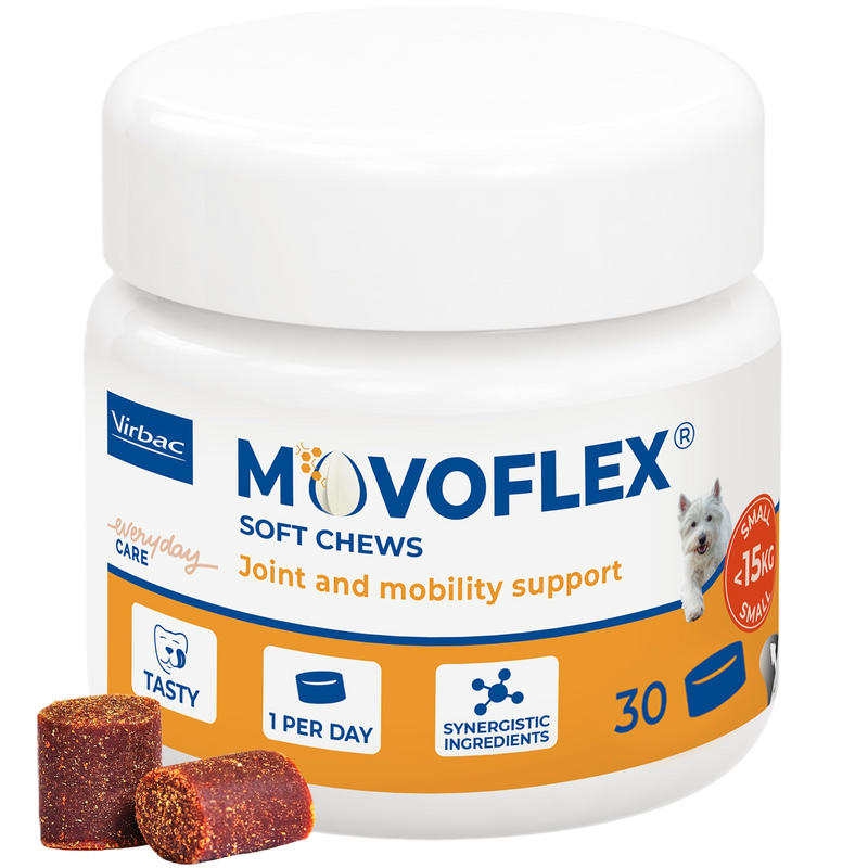 MOVOFLEX® Complemento Alimenticio Perros Small (1 - 15 Kg)