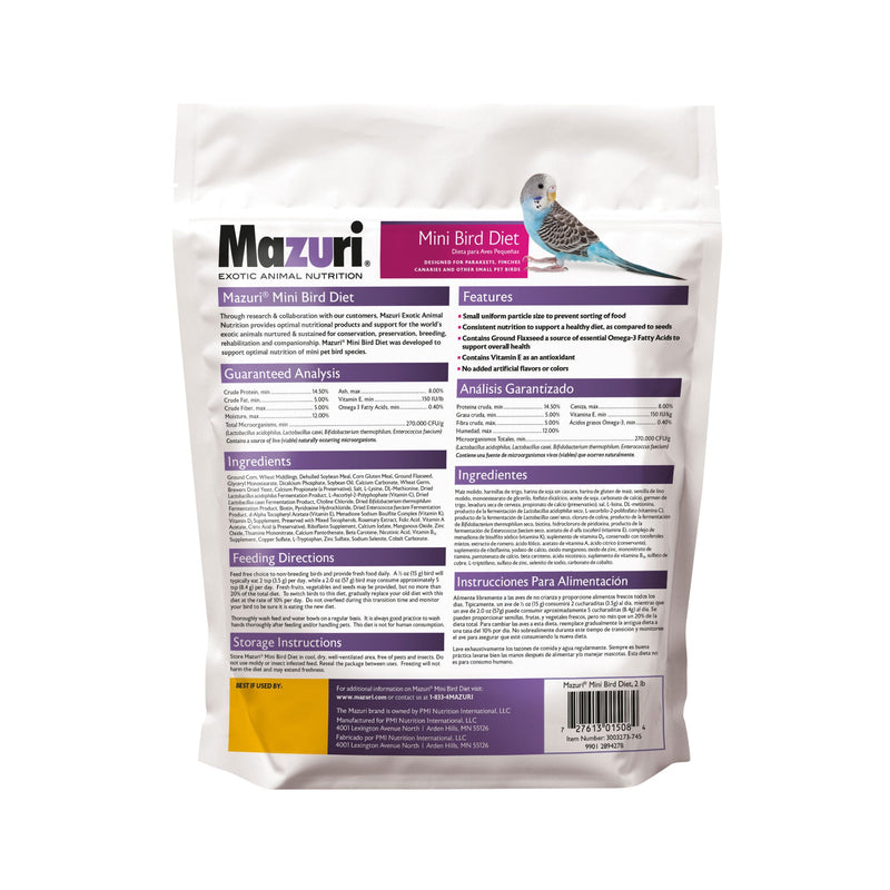 Mazuri® Mini Bird Diet