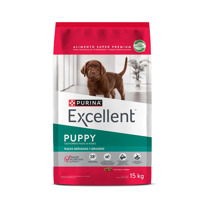 Purina Excellent Cachorro Razas Medianas y Grandes
