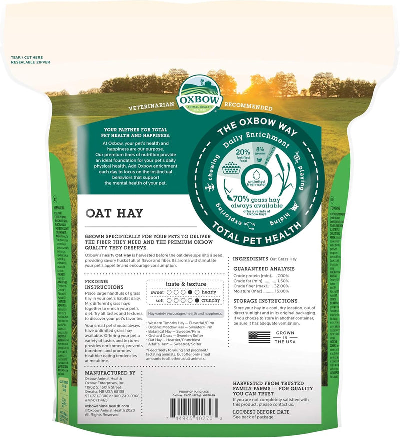 OXBOW® Oat Hay - Heno Avena
