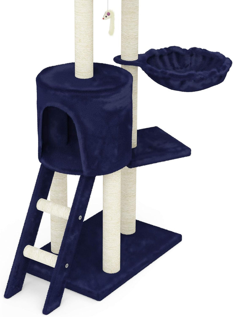 Rascador Torre Tipo Arbol Azul (CAT001B)