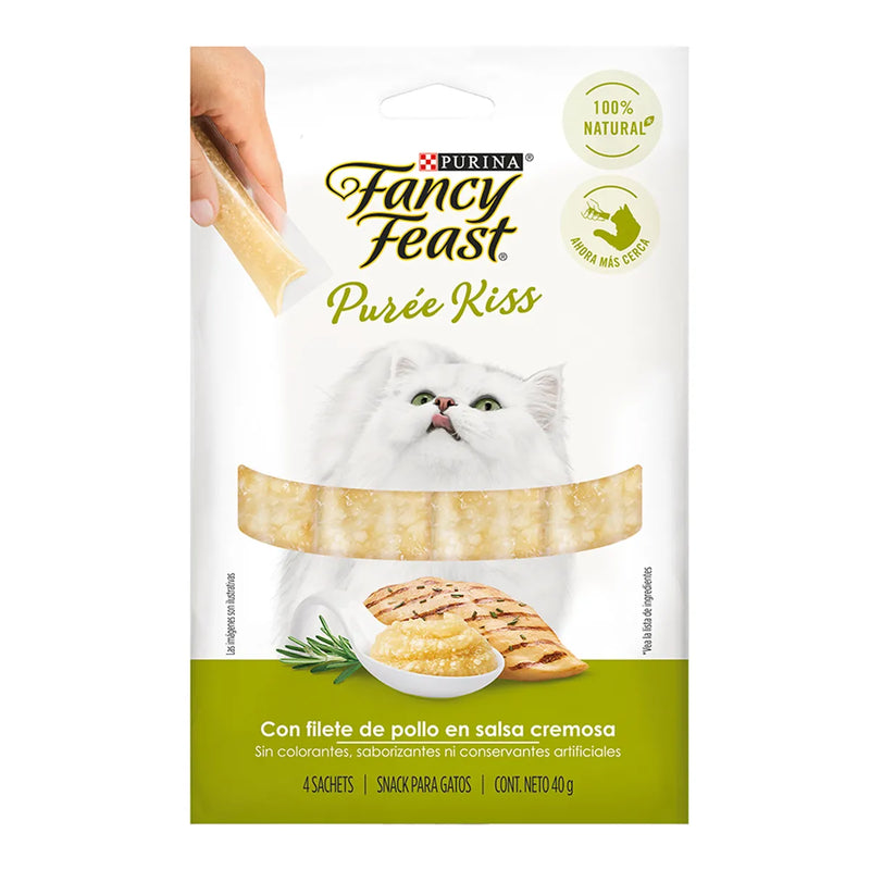Fancy Feast Purée Kiss - Filete de Pollo