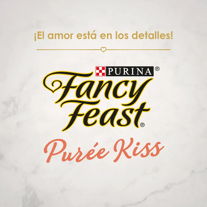 Fancy Feast Purée Kiss - Salmón & Atún