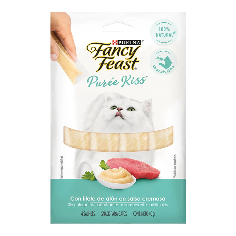 Fancy Feast Purée Kiss - Filete Atún