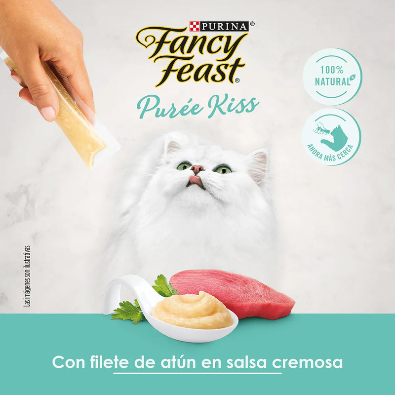 Fancy Feast Purée Kiss - Filete Atún
