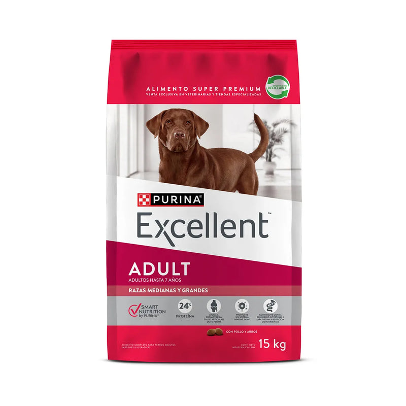 Purina Excellent Adultos Razas Medianas y Grandes