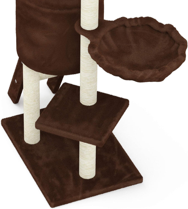 Rascador Torre Tipo Arbol Cafe (CAT001C)