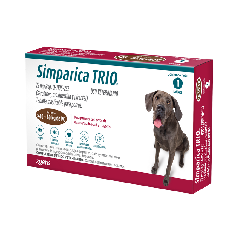 Simparica® TRIO 72mg 40-60 Kg