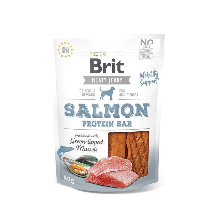 Brit Jerky Snack Salmon Protein Bar for Dogs