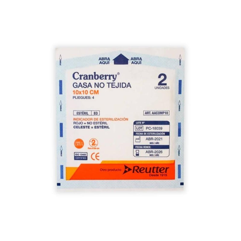 Cranberry® Gasa Estéril No Tejida Sobre