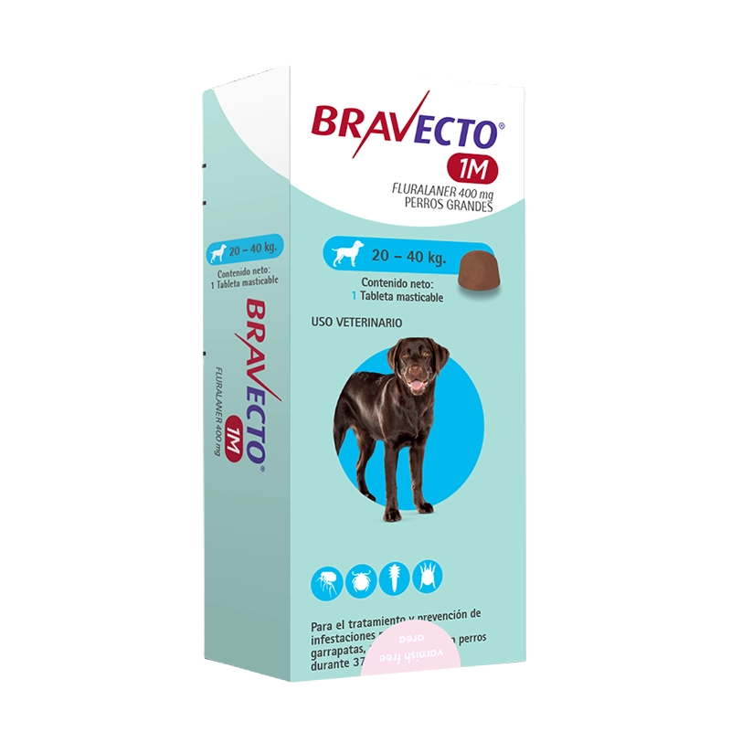 BRAVECTO® 1M 400mg (20 - 40 Kg)