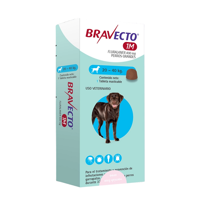 BRAVECTO® 1M 400mg (20 - 40 Kg)