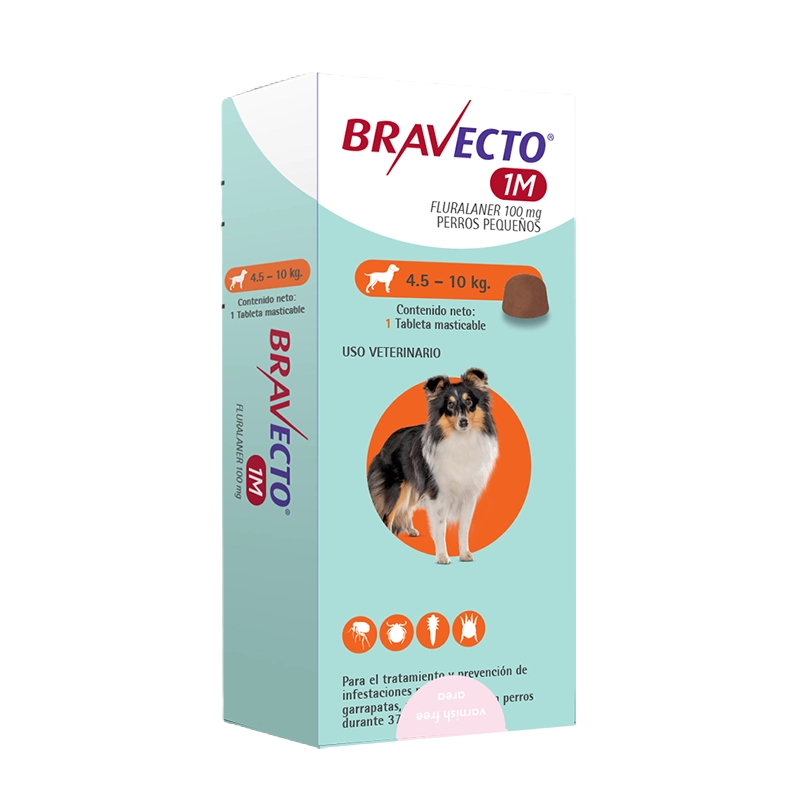 BRAVECTO® 1M 100mg (4.5 - 10 Kg)