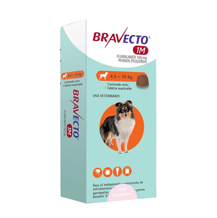 BRAVECTO® 1M 100mg (4.5 - 10 Kg)