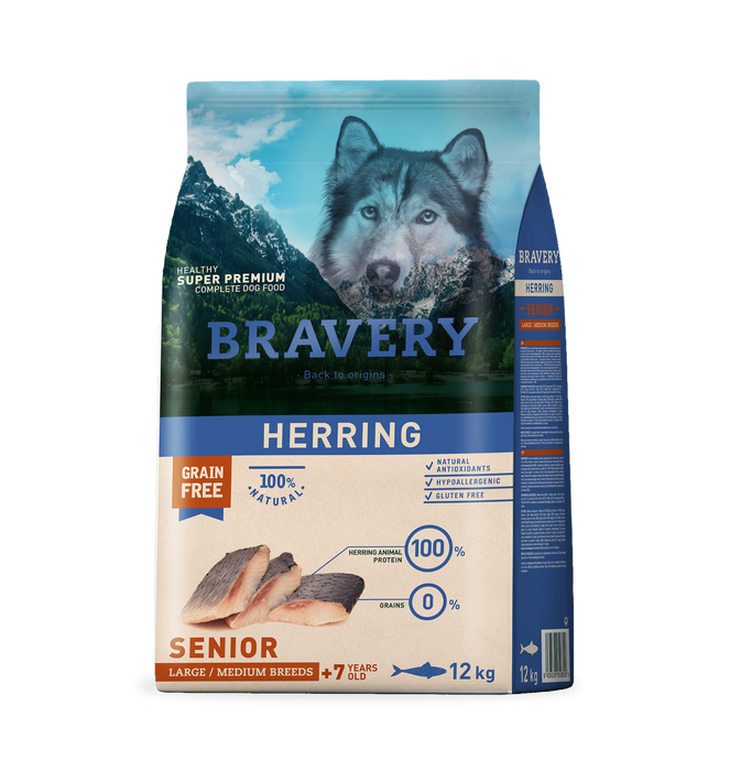 Bravery Large/Medium Senior Herring +7