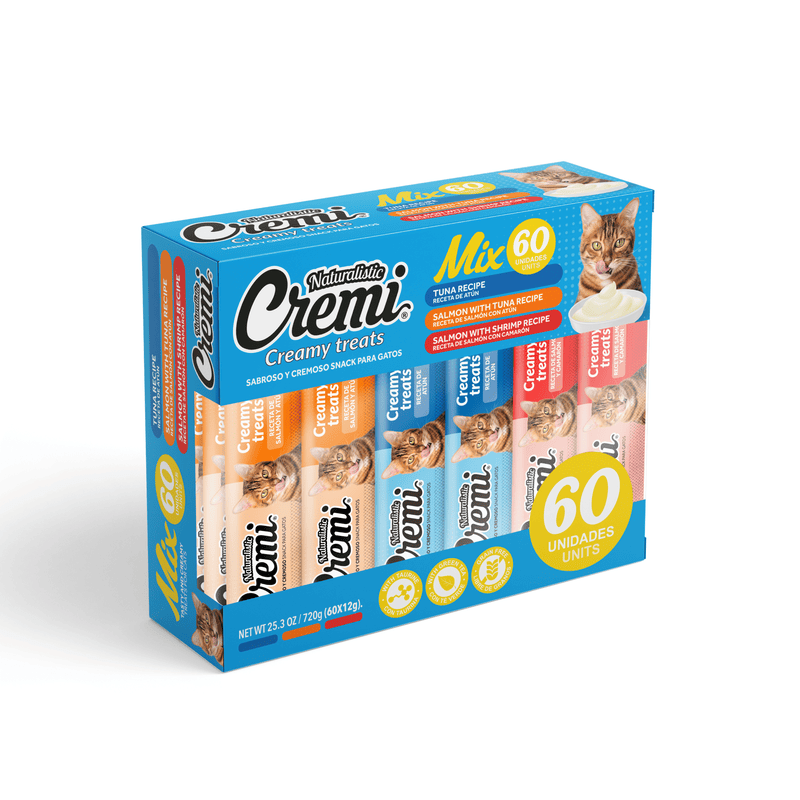 Naturalistic Cremi® Mix Pescados (60 unidades)