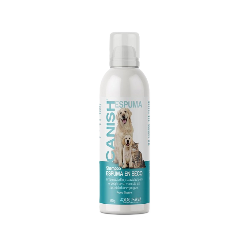 Canish Shampoo Espuma en Seco