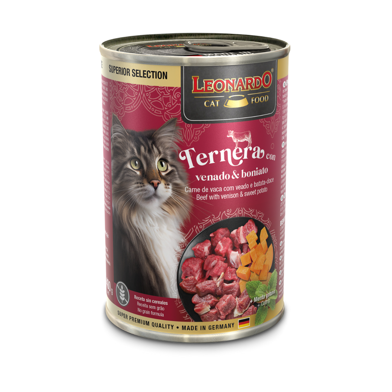 LEONARDO® Latas Superior Selection Ternera con Venado & Boniato