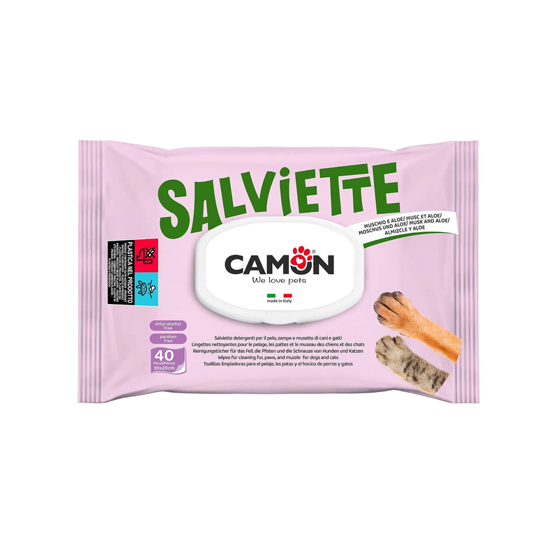 CAMON® Salviette Aloe Vera  - Toallitas Húmedas