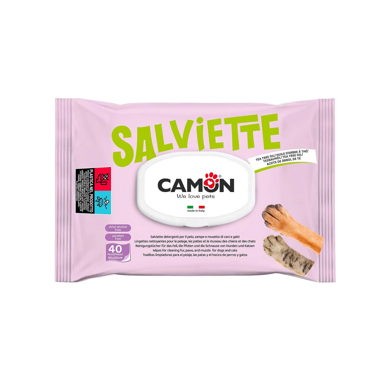CAMON® Salviette Tea Tree - Toallitas Húmedas