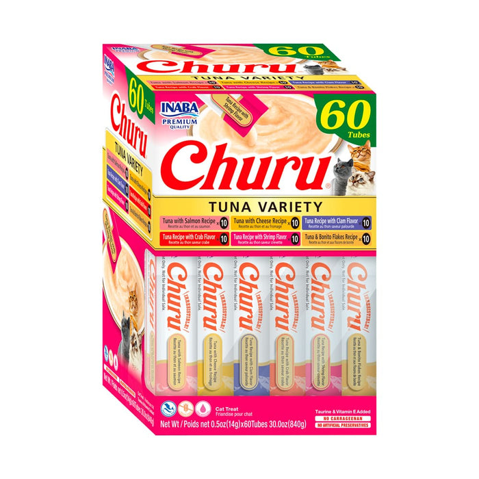 Churu® Gatos Atún Variedades (60 unidades)