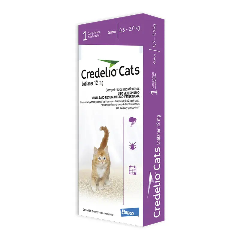 Credelio Lotilaner Cats 12 mg (0.5 - 2 Kg)