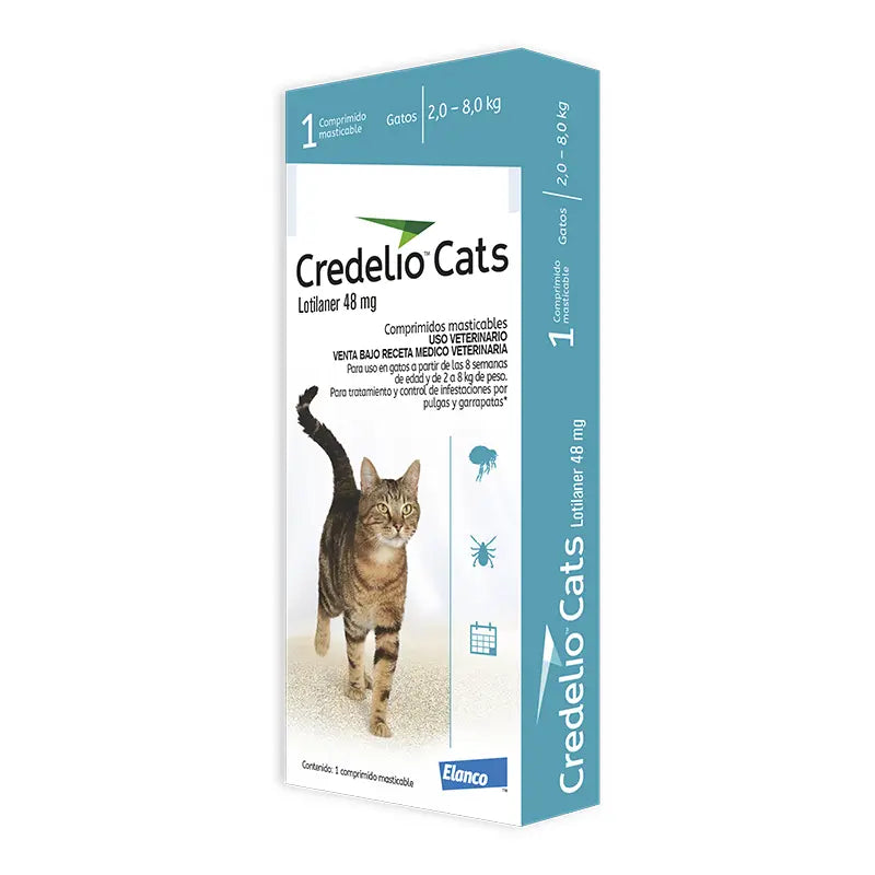Credelio Lotilaner Cats 48 mg (2 - 8 Kg)