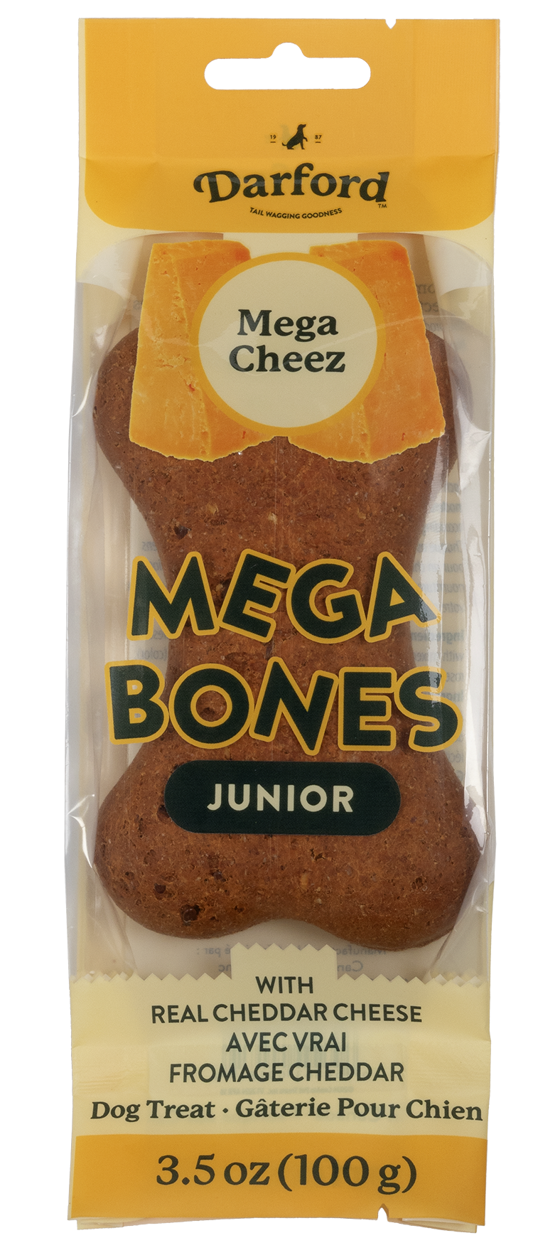DARFORD® Mega Bones Junior Cheez Dog Treat
