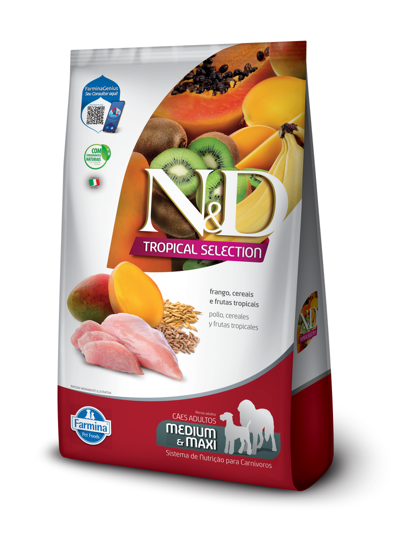 N&D Tropical Perro Adulto Mediano Pollo