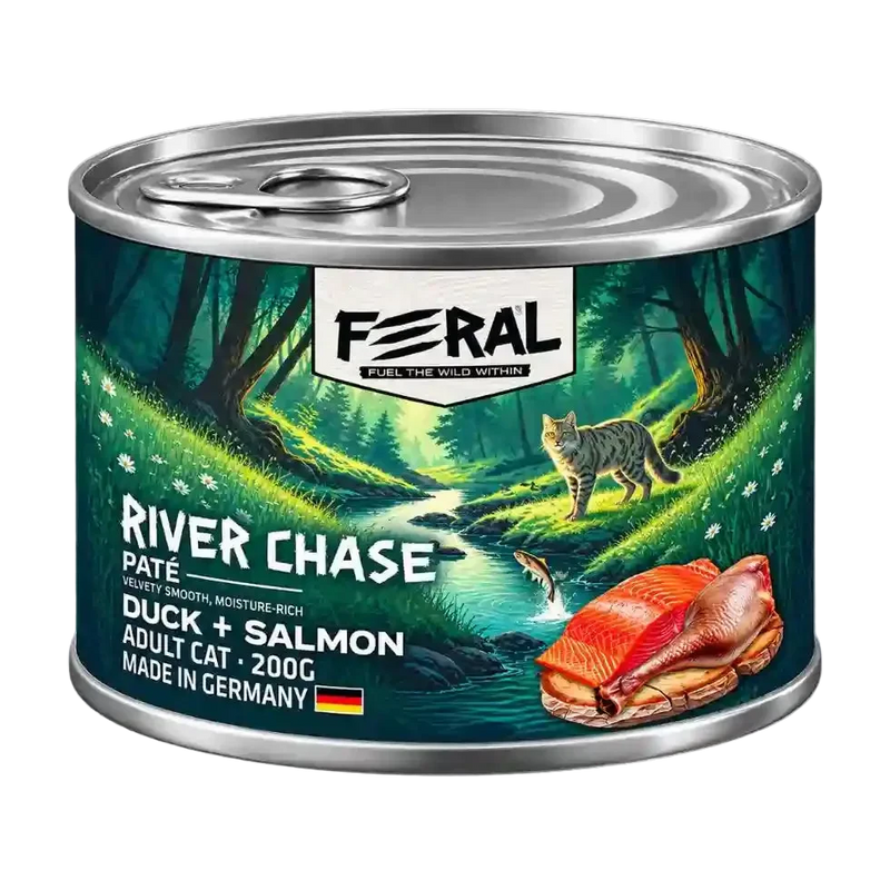 FERAL River Chase Paté Gatos - Pato & Salmón