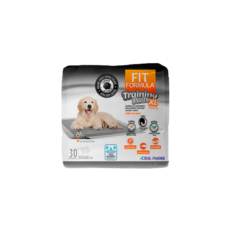 Fit Formula® Training Pads Carbon 80X60 (30 un)
