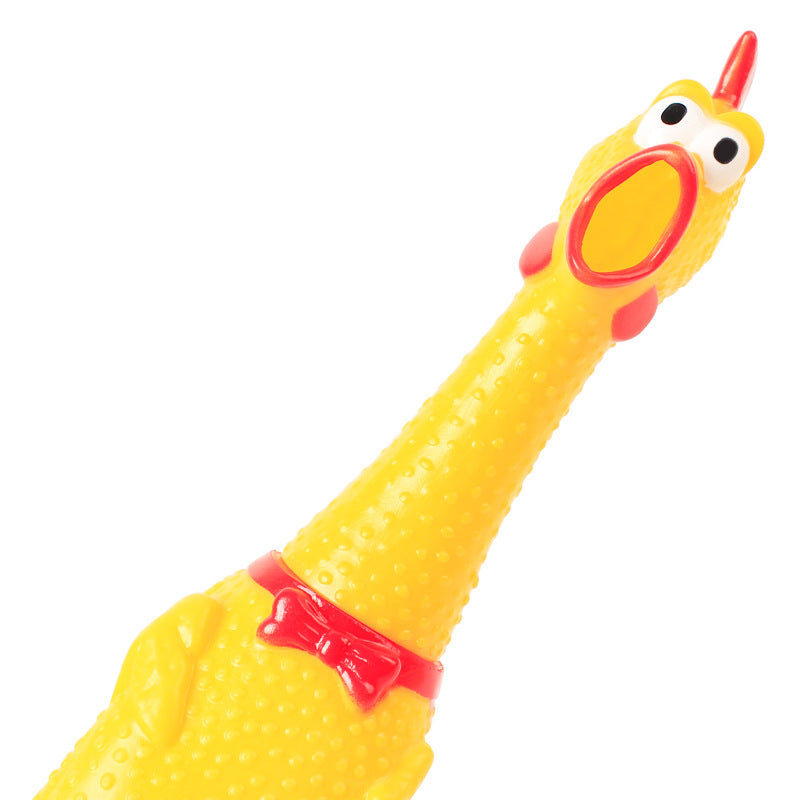 Juguete Pollo Chillón Amarillo